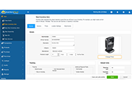 Inventory Control Item Information Screen